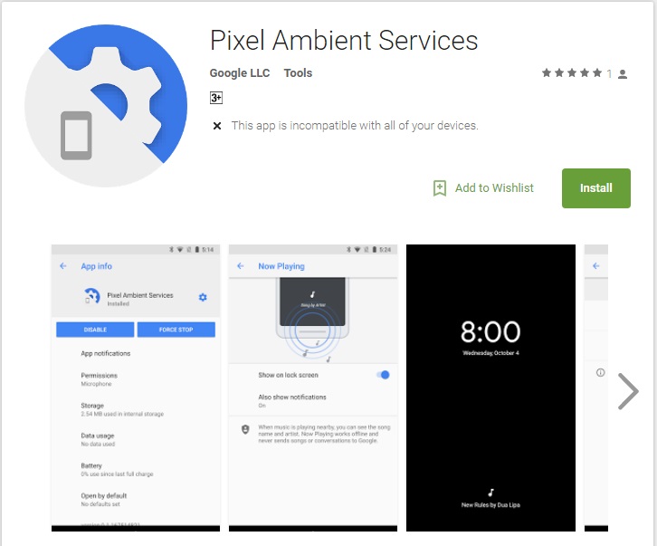 Pixel Ambient Services Screenshot