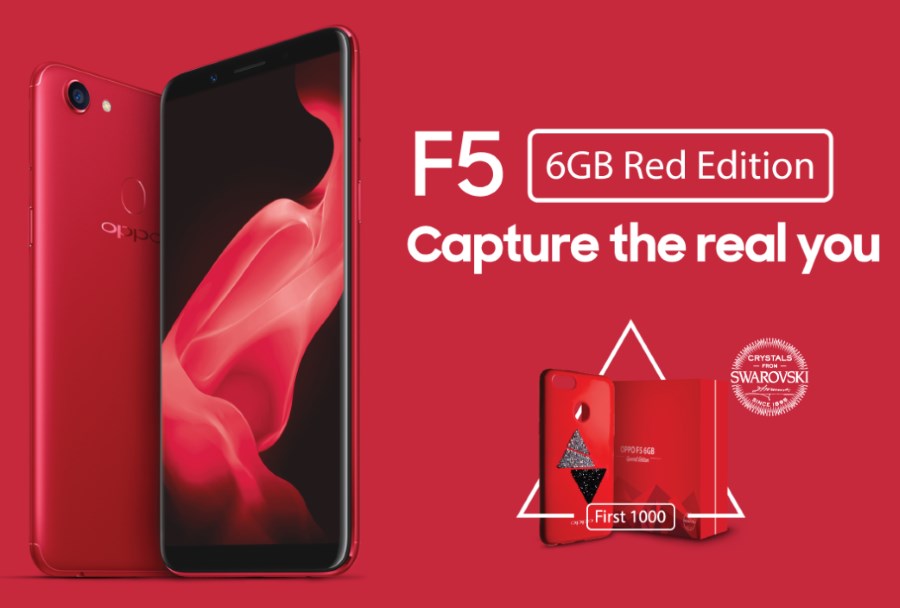 OPPO F5 6GB Red Edition Swarovski