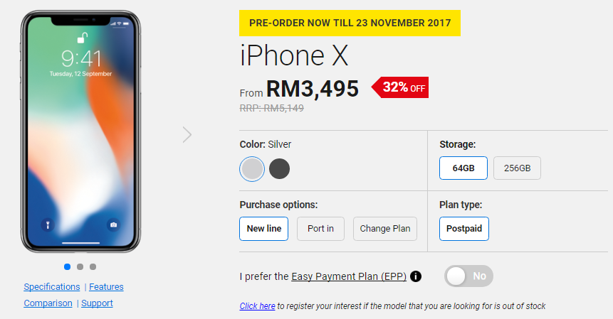 Apple iPhone X Preorder Starts Today From All Major Telcos ...