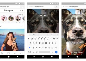 Instagram Stories Mobile Web
