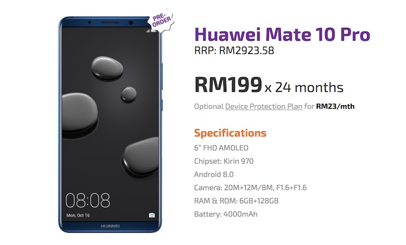 Xpax Huawei Mate 10 Pro Preorder EasyPhone