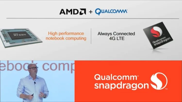 AMD Ryzen Mobile - Qualcomm Snapdragon