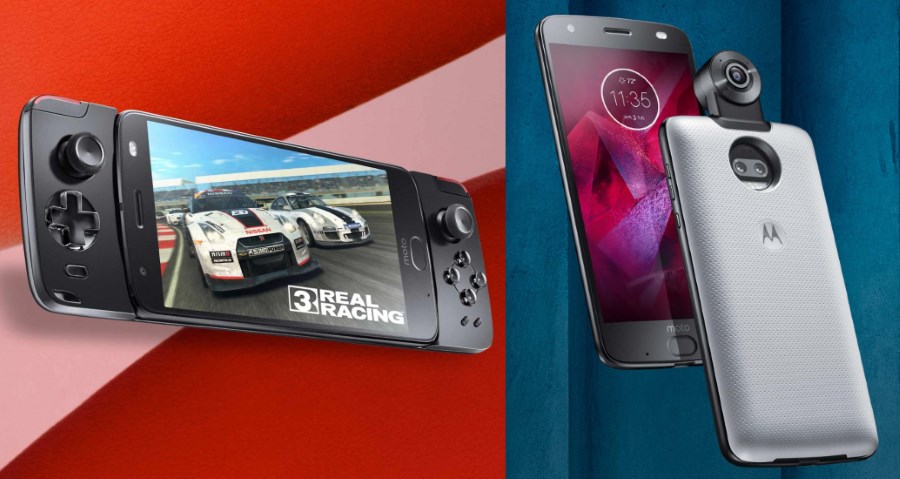 Moto Mods: Moto GamePad and Moto 360 Camera