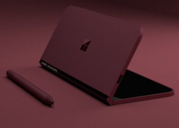 Microsoft Foldable Surface Patent 3D Renders by David Breyer
