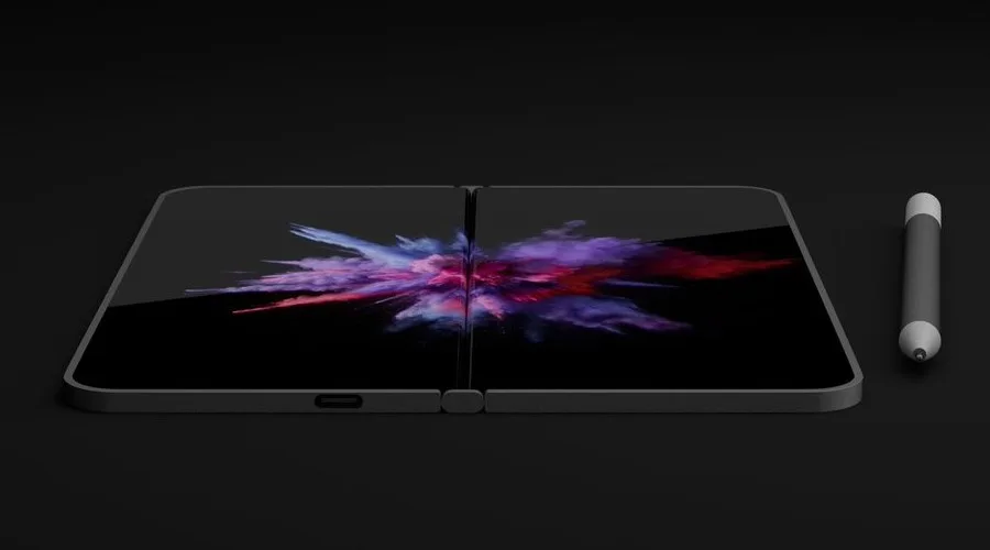 Microsoft Foldable Surface Patent 3D Renders by David Breyer