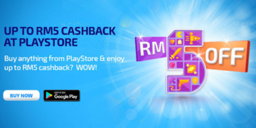 Celcom RM5 Cashback Play Store