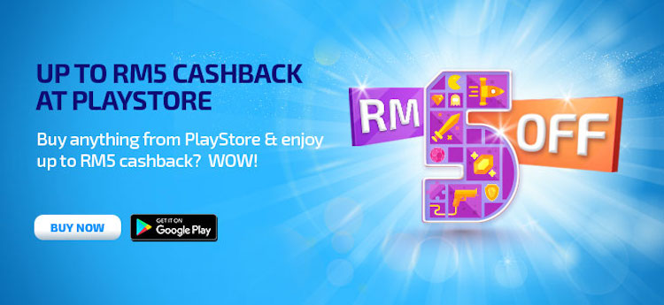 Celcom Offering RM5 Cashback on Google Play with Celcom Billing