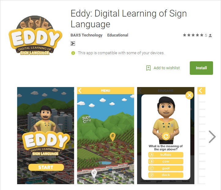 Digi Eddy Digital Sign Language App