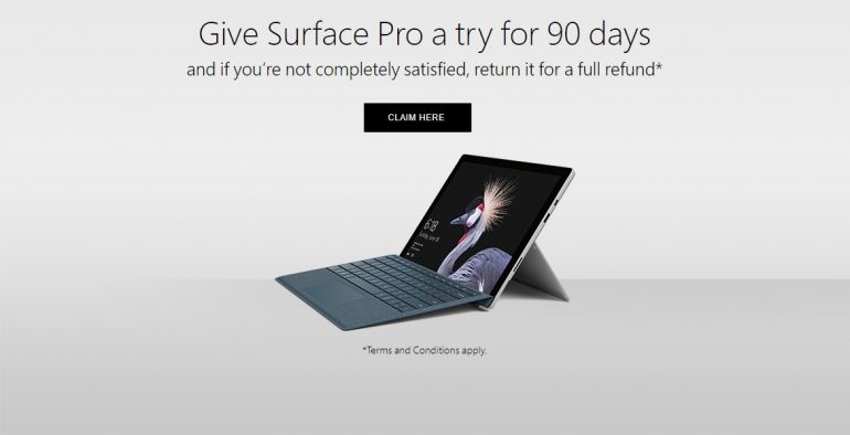 PSA: Microsoft Surface Pro "Buy And Try" Promotion Ends On ...
