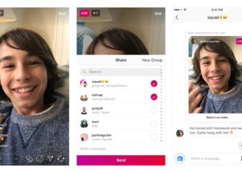Instagram live videos in Direct