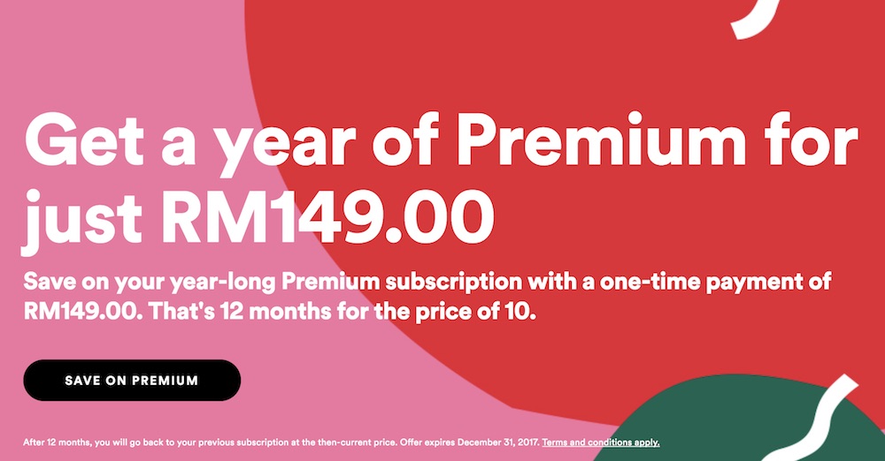 Spotify Premium Yearly Plan