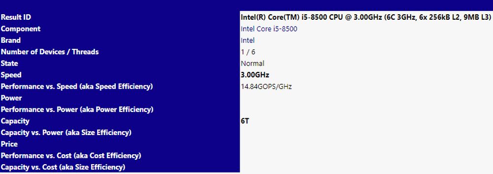 Intel core i5 8500 2