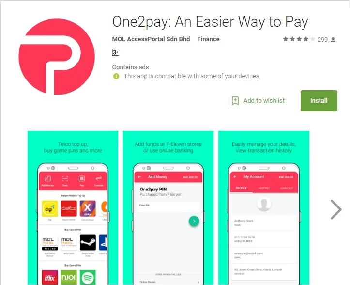 One2Pay Android