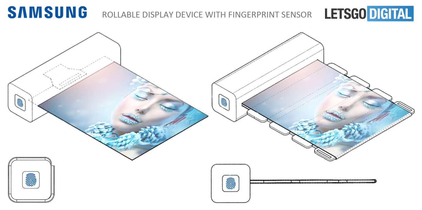 flexible display fingerprint sensor
