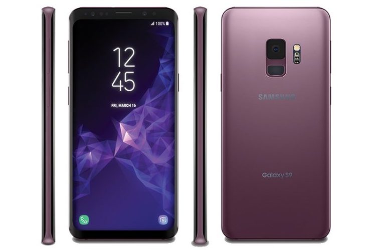 Samsung Galaxy S9 Leaked Render by Evleaks