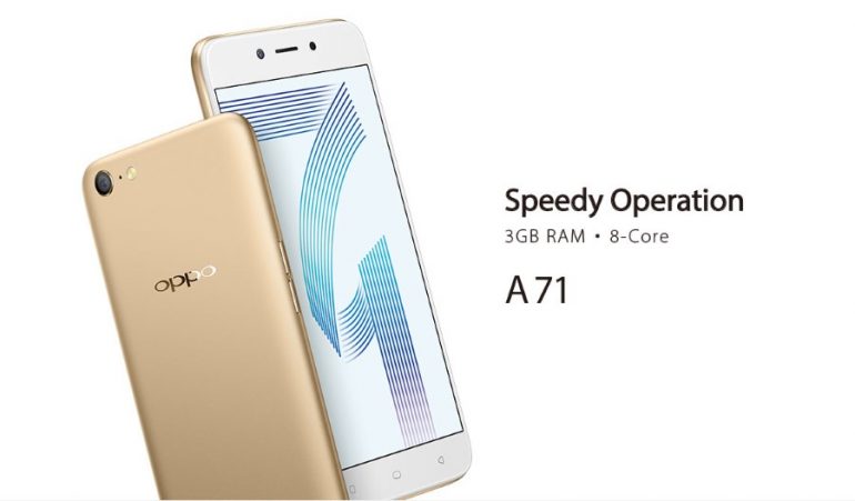  OPPO  A71  with 32GB Storage To Be Available In Stores for 