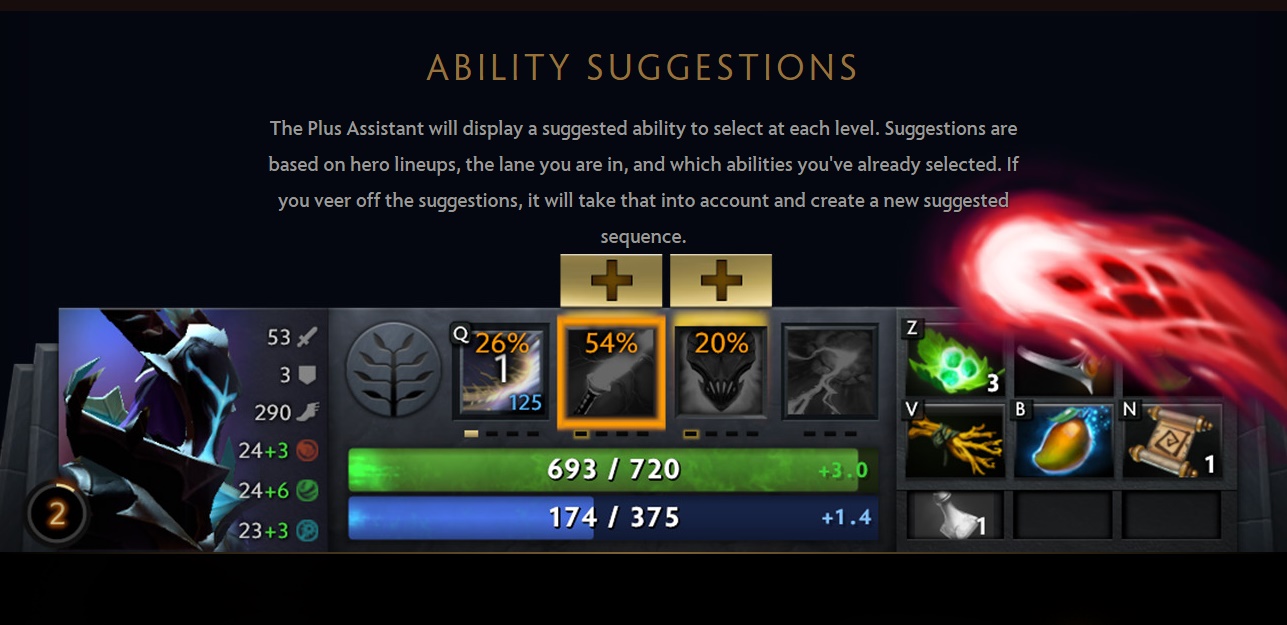 Dota Plus Ability Suggestions