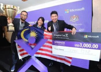 Team PINE of Malaysia - Champion, Microsoft Imagine Cup APAC Finals 2018