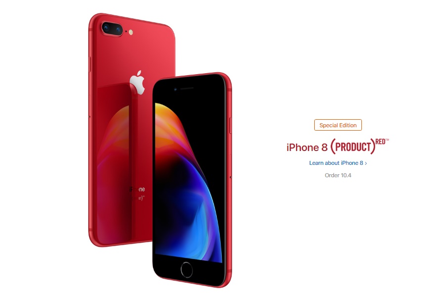 Red iPhone 8 Pre order