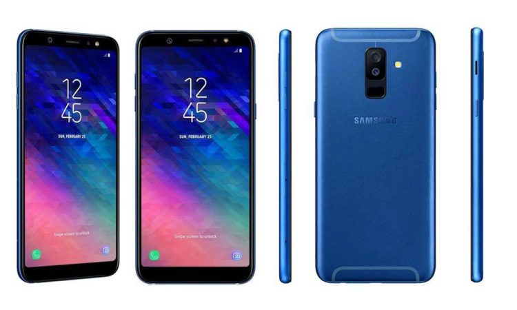 Samsung Galaxy A6+ In Blue
