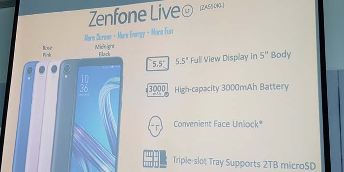 ASUS ZenFone Live L1