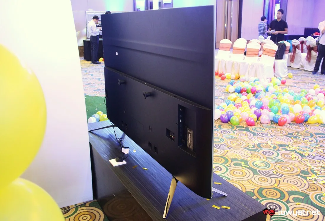 The rear area of Hisense U7A ULED TV.