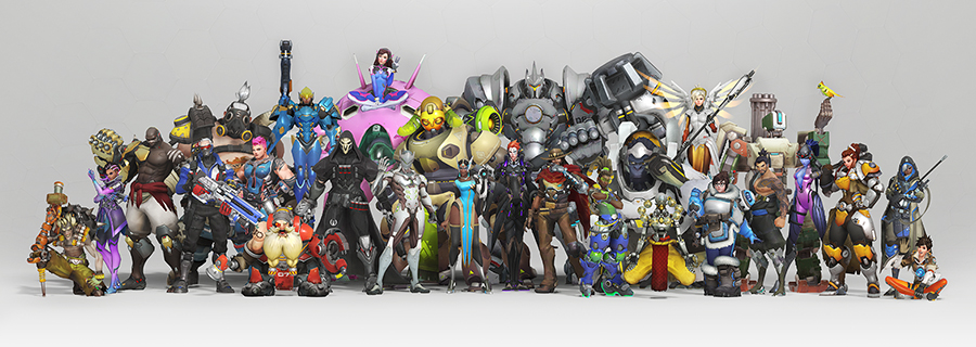 Overwatch Character Lineup 2018