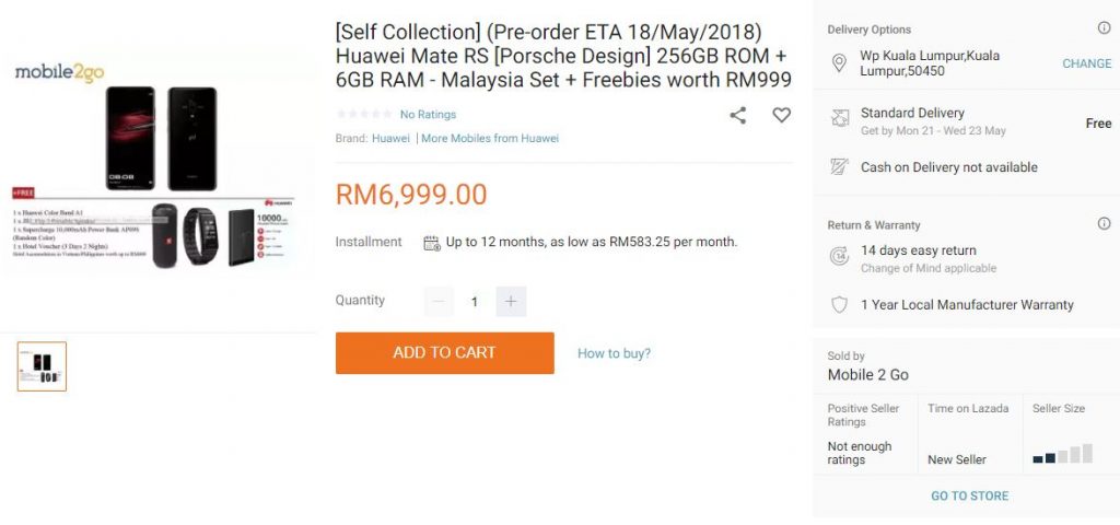 mate rs mobile2go lazada