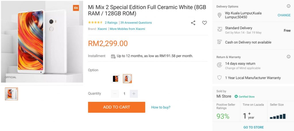 mi mix 2 price drop 2