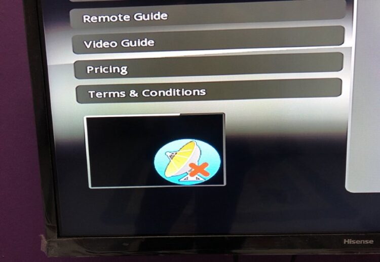Unifi TV Connection Error