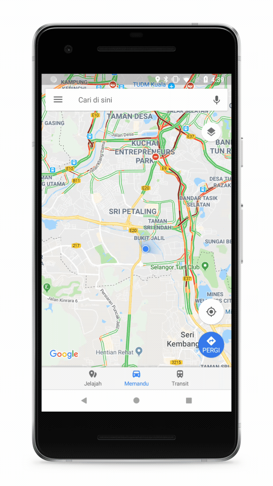 Google Maps Motorcycle Mode