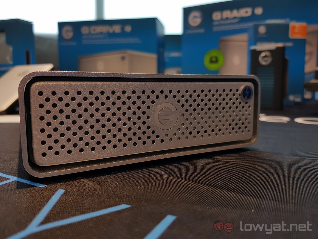 Western Digital G Technology G Drive With Thunderbolt 3 front