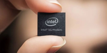 intel 5g modem chip mockup