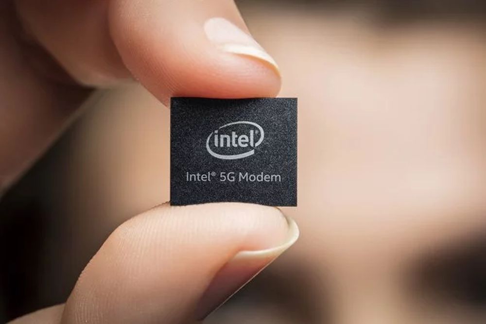 intel 5g modem chip mockup