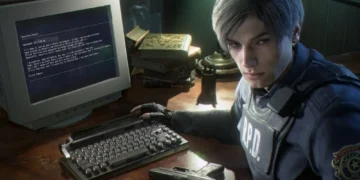 Resident Evil 2 remake typewriter