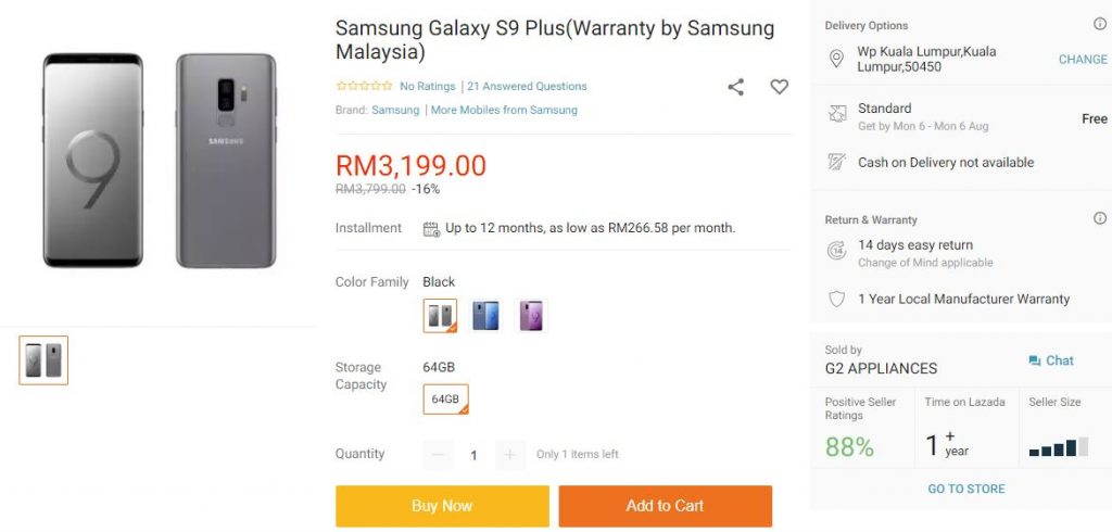 galaxy s9 august deal 2