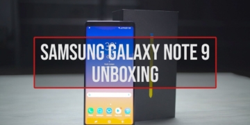 samsung galaxy note 9 unboxing