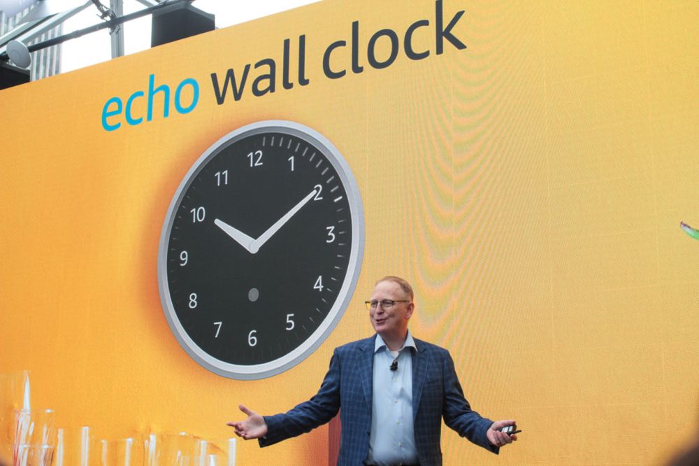 Amazon Echo Wall Clock announcement