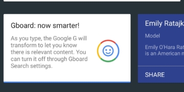 Gboard smarter search
