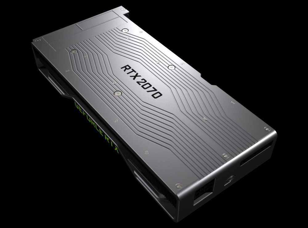 NVIDIA GeForce RTX 2070 FE backplate