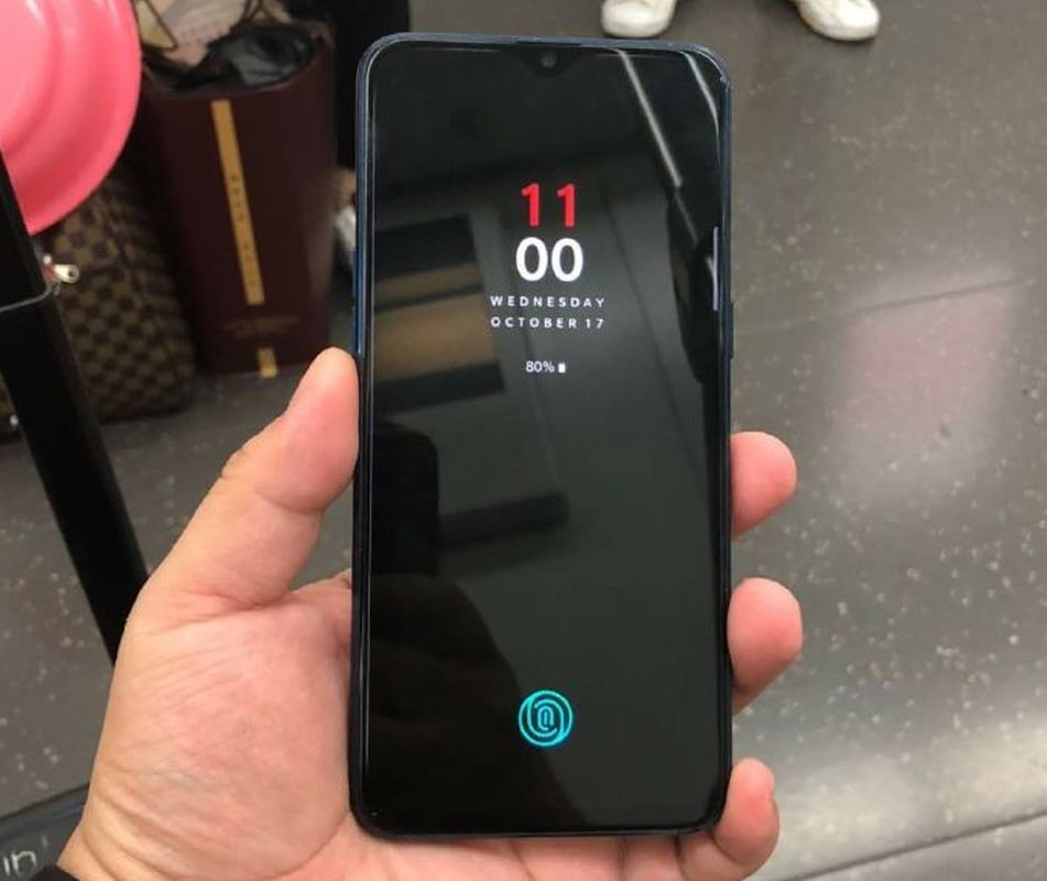 oneplus 6t launch date in display fingerprint scanner