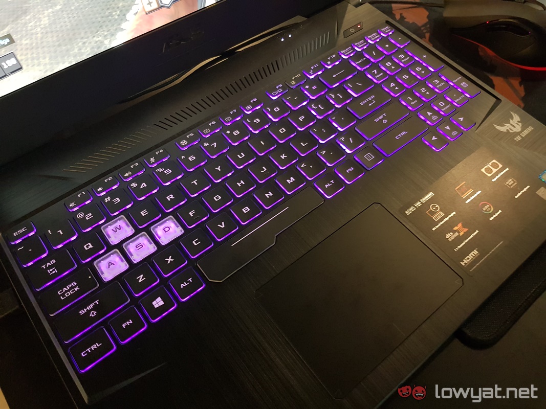 ASUS TUF Gaming FX505 keyboard 1