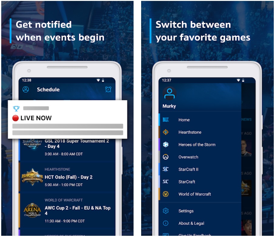 Blizzard eSports App 2