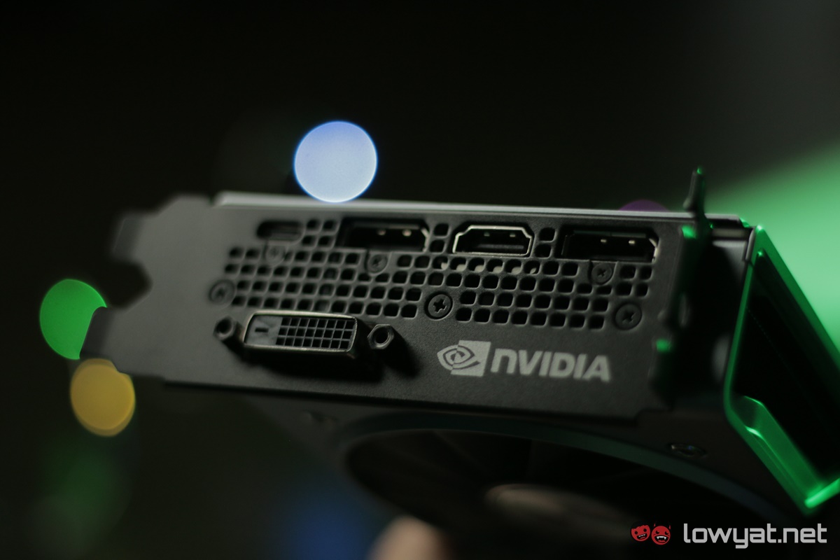 NVIDIA GeForce RTX 2070 Founders Edition ports