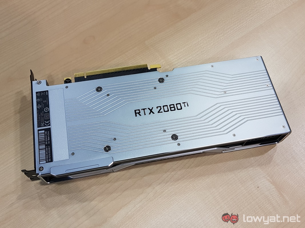 NVIDIA GeForce RTX 2080 Ti backplate