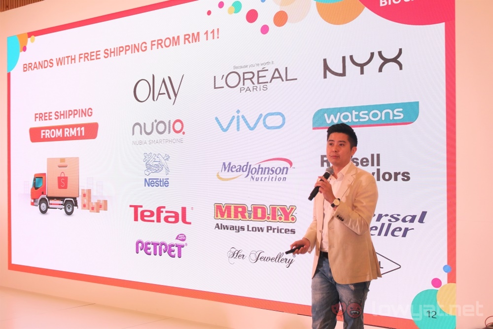 Shopee free shipping brands