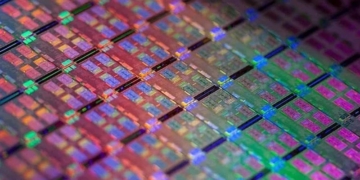 Intel die close up