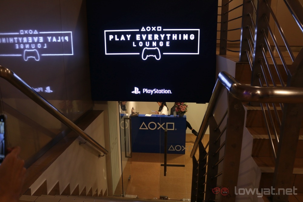 PlayStation Play Everything Lounge entrance