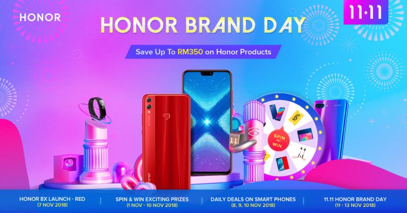 honor brand day 11 11