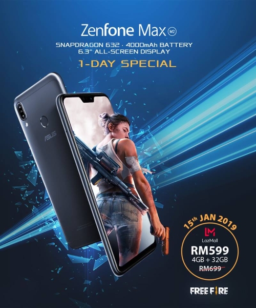 ASUS ZenFone Max M2 lazada promo